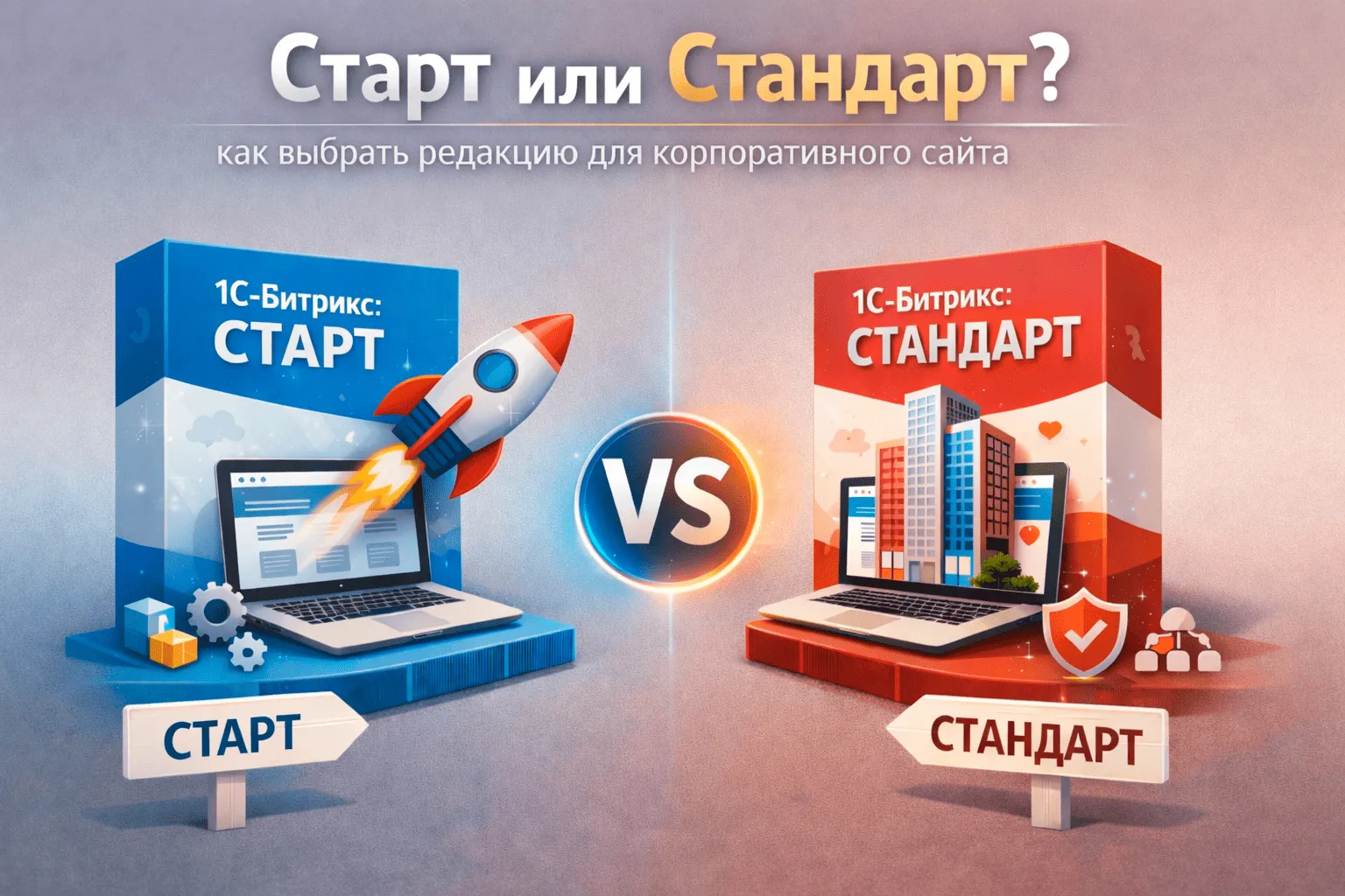 Старт или Стандарт: как выбрать редакцию для корпоративного сайта в Москве